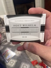 2018 Panini Hoyt Wilhelm Cut Signatures Autograph 3/10 Baseball Card Chicago