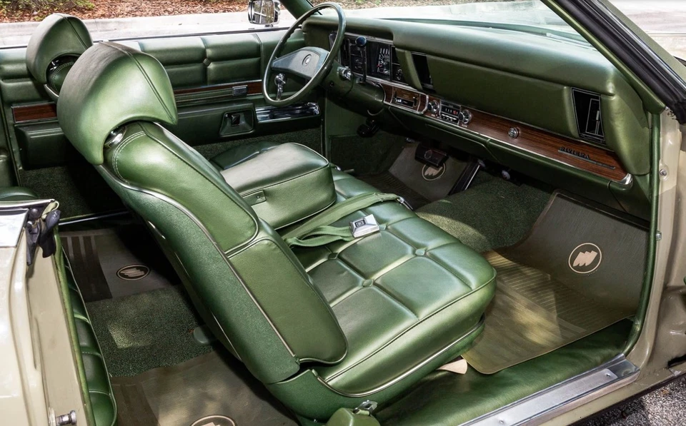 Juego de cinturones de seguridad delanteros GM Cadillac Buick Chevy GREEN de finales de los años 60 10 PIEZAS *EC* Foto 2 de 4