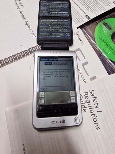 Sony Clie PEG-T625C PDA portable avec chargeur, CD et notice - Photo 4 sur 14