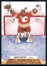 2020-21 Upper Deck David Rittich UD Canvas #C134 Calgary Flames