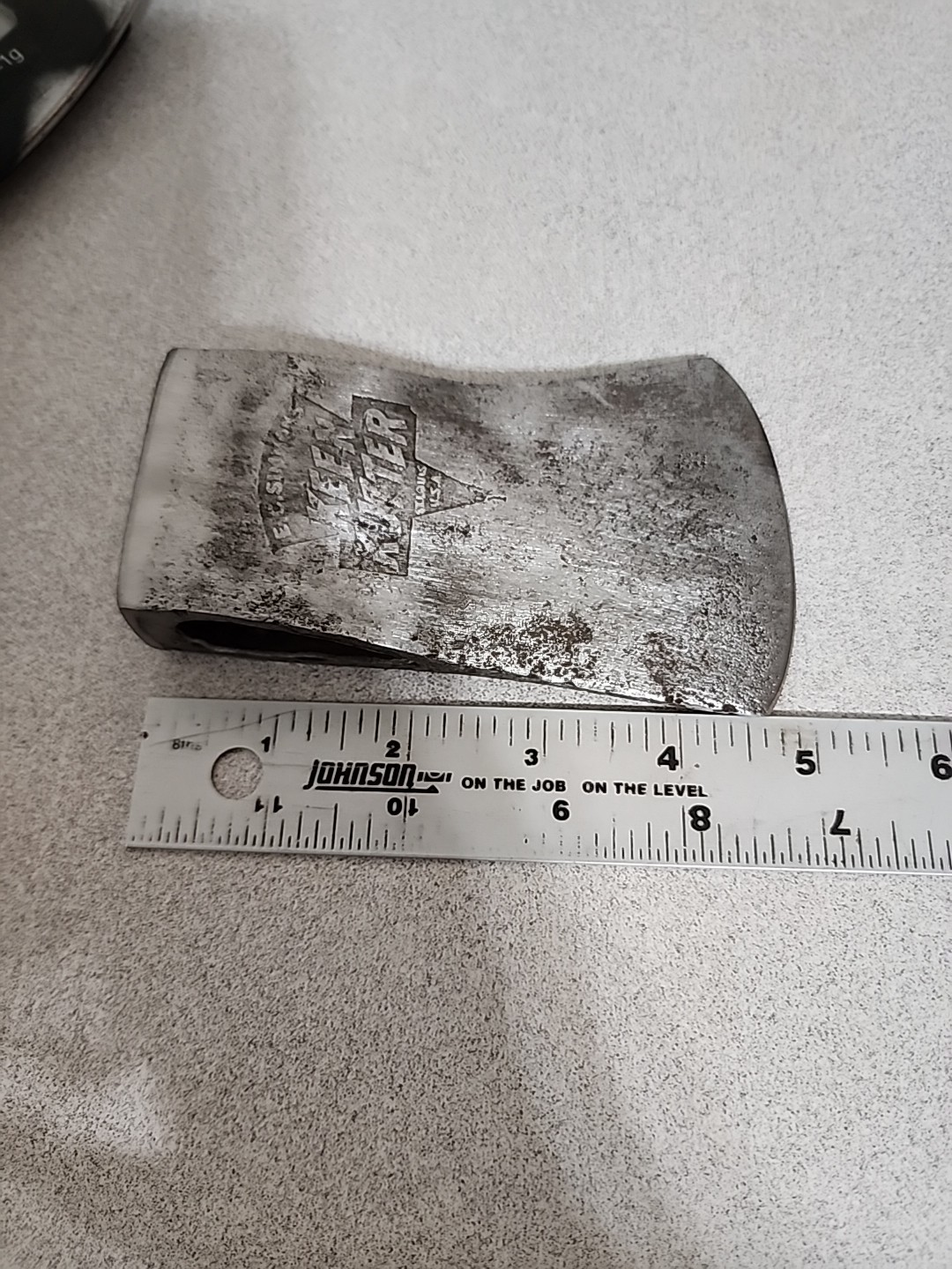 Vtg E. C. SIMMONS KEEN KUTTER U.S.A Embossed 1.11 Lbs Hatchet Head 