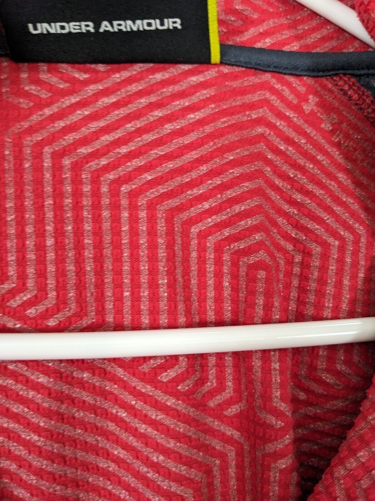 Under Armour Mens Athletic Top Jacket Size L Polyester Red Long Sleeve thumbnail 10