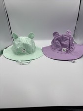 Baby Toddler Sun Hat Kids Summer UPF 50 Foldable Beach Bucket Hat 2 Colors