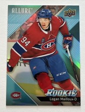 Logan Mailloux Allure Rookie, 2024-25 Upper Deck Allure Hockey Card # 144