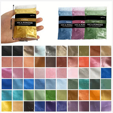 NON-TOXIC EASY TO USE MICA POWDER FOR EPOXY RESIN, COSMETICS, CANDLE MAKING.