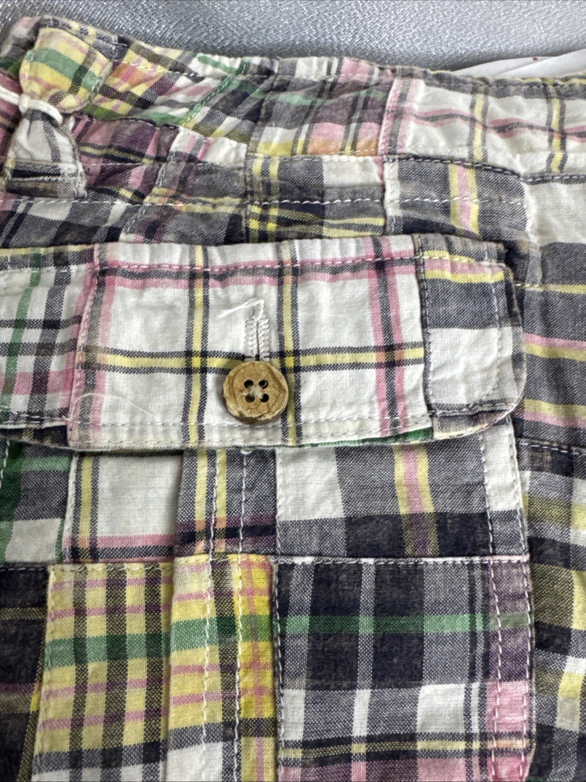 Tailor Vintage Women’s Patchwork Cargo Shorts Bec… - image 9