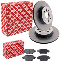 FEBI BREMSSCHEIBEN 280mm + BELÄGE HINTEN passend für Renault Kangoo 4x4 4WD