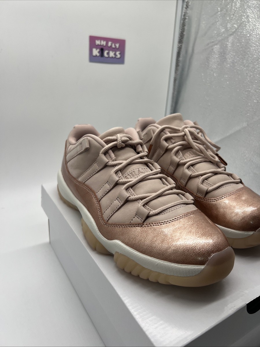 air jordan 11 low rose gold