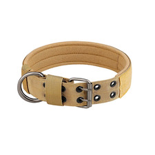 1Pc Medium to Large Nylon Tactical Pet Dog Collar - Adjustable and Durable, Suit