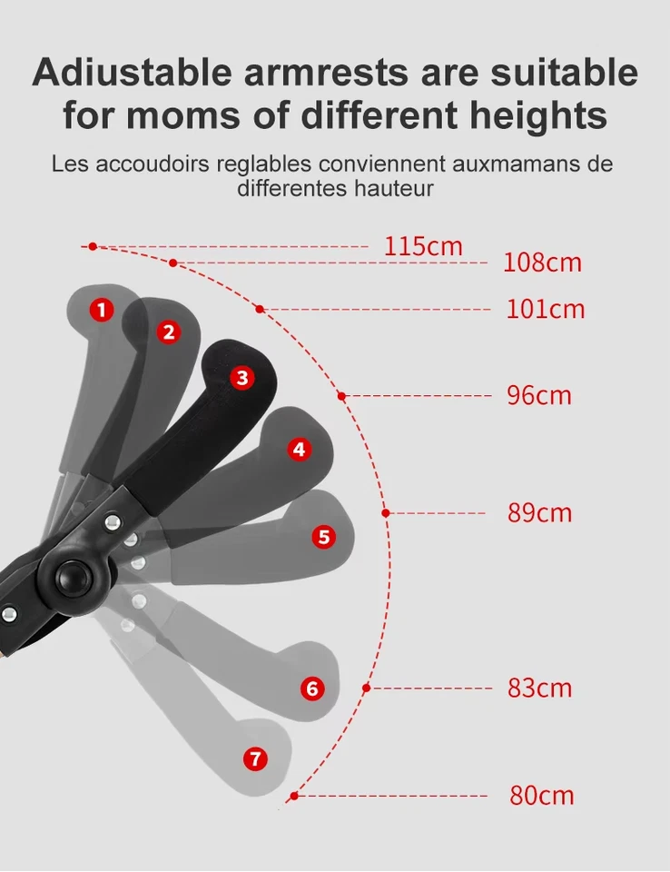 Kombi-Kinderwagen 3 IN 1 Babywanne Autositz Kinderwagen Verdeck XXL Stubenwagen - Image 2 of 4