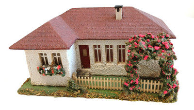 Faller - Winkelbungalow Holz/Pappe - 264 - H0 -  Gebäude Häuser Haus ---- DK 937