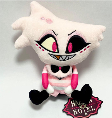 Hazbin hotel Angel dust(エンジェルダスト)ぬいぐるみ Hazbin Hotel Angel Dust Sitting Plush Doll Toy 20cm Round One 2025