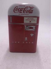 Coca-Cola Red Tin Collectible Decorative Portable Vending Machine Bank