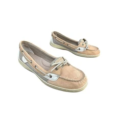 Sperry Preppy Women's Angelfish Boat Shoes Brown Leather Size 11M Casual Flats