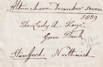1839 Stück signiert von George Harry Stamford, Lord Grey of Groby britischer Peer und