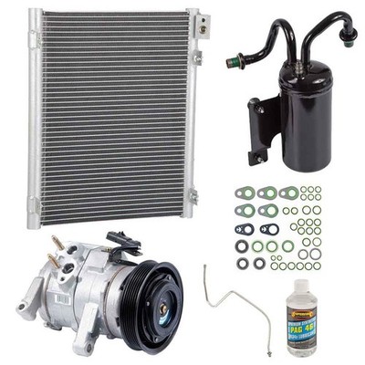 OEM AC Compressorw/A/C Condenser&Drier For 2004 Dodge Ram 1500w/ 3.7L V6 or 4.7L