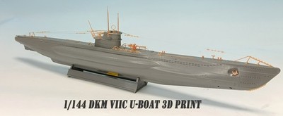 YZM Model YZ-002 1/144 DKM VIIC U-BOAT 3D PRINT For trumpeter 05912