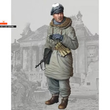 1/16 Resin unbemalter Modellbausatz, Militärmotiv, deutscher Soldat ungebaut und U