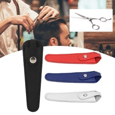 Professional PU Leather Scissors Bag Portable Scissors Storage Holder Casing
