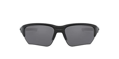 0OO9363-0264 OAKLEY MEN'S FLAK BETA RECTANGULAR POLISHED BLACK-BLACK IRIDIUM