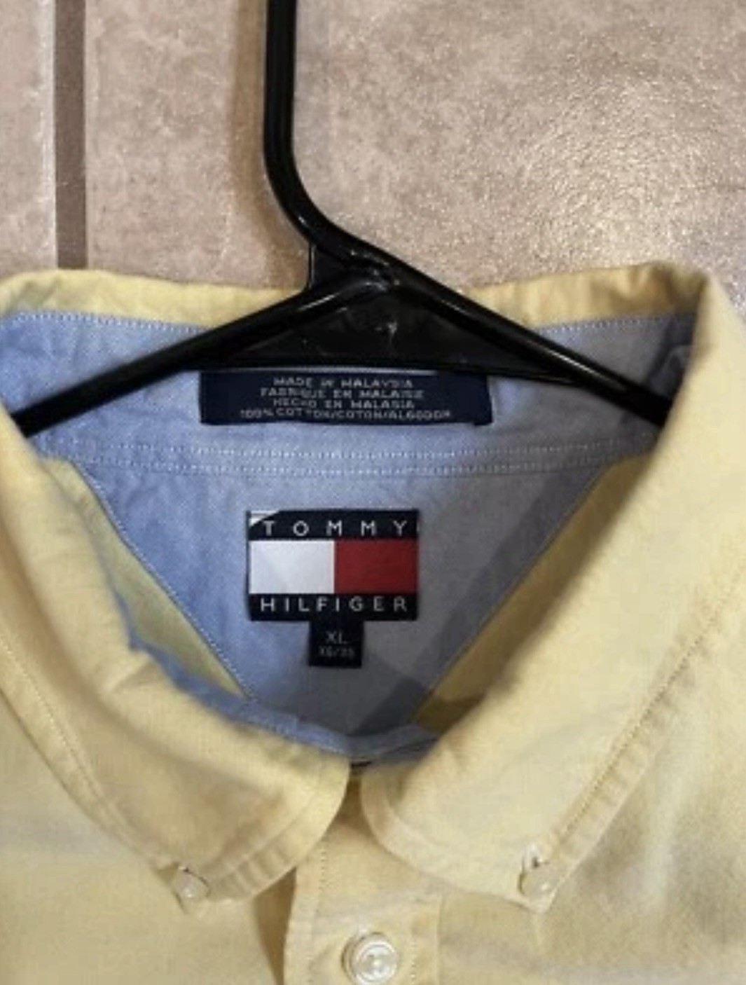 Lot Of 3 Y2K Tommy Hilfiger Men's XL Long Sleeve Button Logo Shirts thumbnail 7