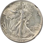 1942-P Walking Liberty Half NGC AU55 Decent Eye Appeal Nice Strike