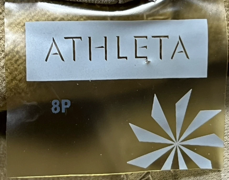 Pantalones Athleta para mujer 8P tostados cremallera recta tobillo forrados de lana senderismo al aire libre Foto 3 de 4