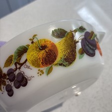 Vintage Rétro Jaj Pyrex Four Verre Large Assiette 24.8cm Noir