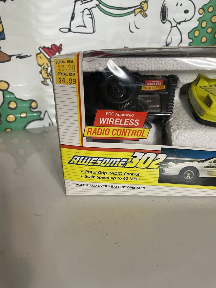 1992 New Bright Awesome 302 Remote Control Car Vintage. - Image 2 of 4