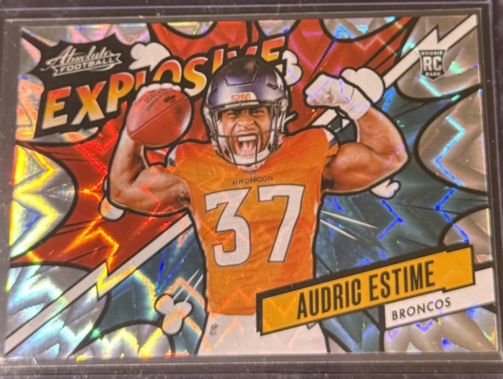 2024 Panini Absolute - Explosive Audric Estime #EX-AEE (RC)
