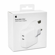 ORIGINAL GENUINE APPLE 35W DUAL USB-C PORT POWER ADAPTER CHARGER PLUG MNWP3B/A