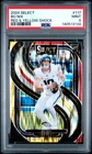 2024 PANINI SELECT RED & YELLOW SHOCK #117 BO NIX ROOKIE RC PSA 9