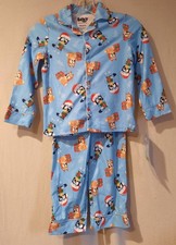 Bluey Blue Boy's Christmas Pajamas Size XS 4/5 . 100 Polyester. Bluey  Bingo 