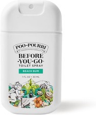 Poo-Pourri Toilet Spray 1oz Beach Bum Travel Size Coconut Orchid Scent