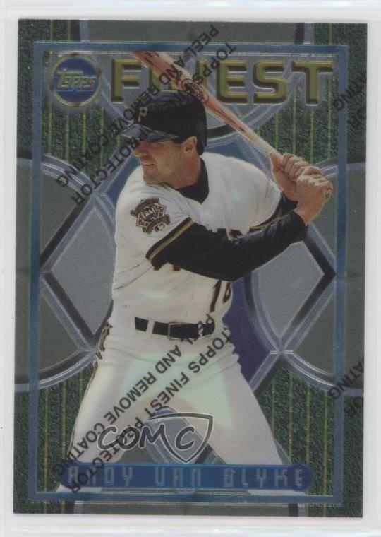 1995 Topps Finest Andy Van Slyke #216 04br