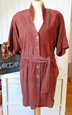 Marc Cain Jacke, Weste,Mantel,echtes Leder,braun,N4,38,30 zu Leo,Wildleder Suede