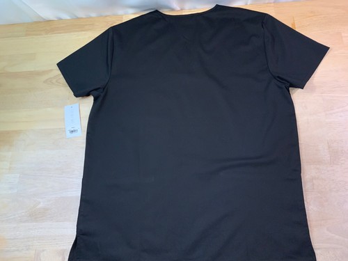 Neu Unisex Vital Threads Peelings V-Ausschnitt Top in Schwarz-Rayon Mischung-Sie wählen die Größe!! - Bild 3 von 6