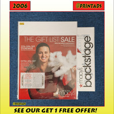 2006 MACYS 16 Page Unread Department Store Catalog + Plastic Bag #3