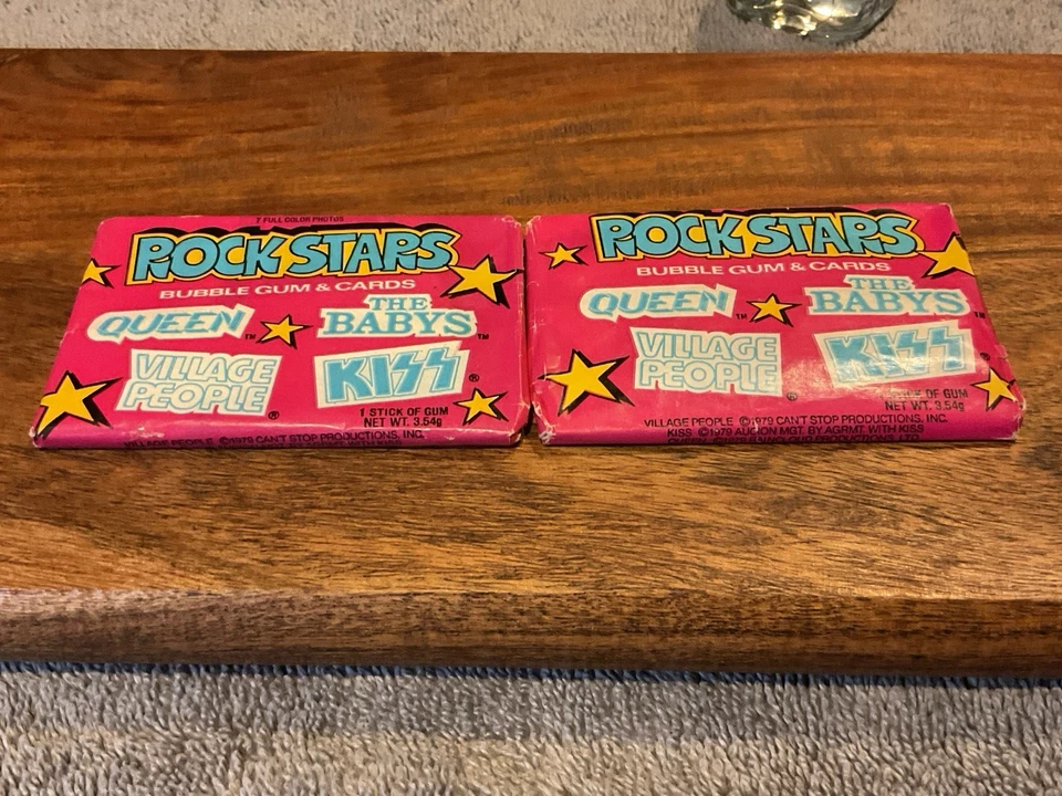 1979 年 DONRUSS 摇滚明星卡密封包 2 件装 — 第 3/4 张图片