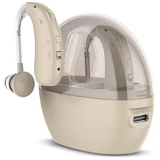 Rechargeable Hearing aids for seniors with Advanced Noise Cancellation New