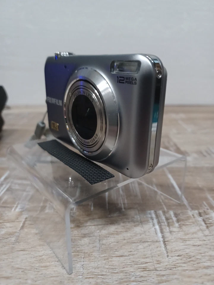 Fujifilm Digital Camera FinePix JX210 12.0MP Silver Tested Full Working Set, photo 4 of 5