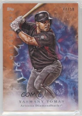 2017 Topps Inception Orange 17/50 Yasmany Tomas #76 1j6