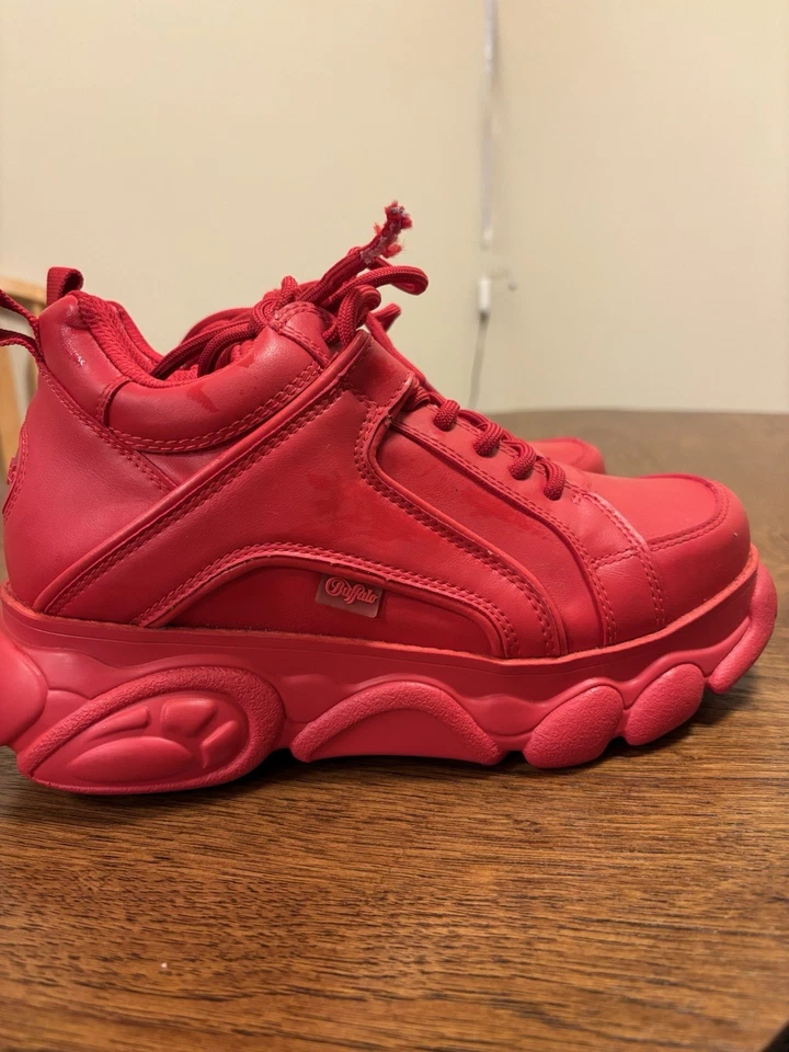 Zapatillas Buffalo London Clásicas Plataforma Rojo Mujer’s Talla 9 / EU 40 – Gruesas Foto 2 de 4