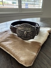 Cody James Belt Brown Leather 26  Silver Little Buckaroo Belt Buckle