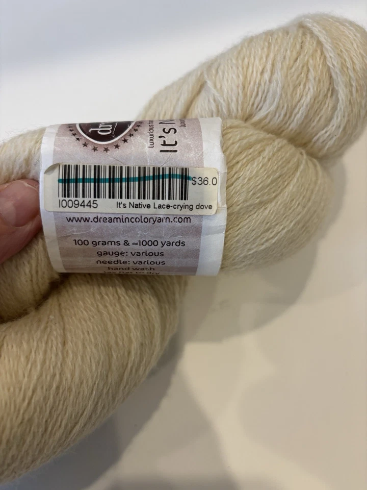 Dream It’s Native Luxury Lace (48 % lana merino 52 % mohair) Crying Dove Off White Foto 3 de 4