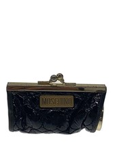 MOSCHINO Portamonete Pelle BLK Uomo