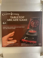 Speed Ball Tabletop Arcade game by Classic Games - 6 Balls 3 Score Sheet