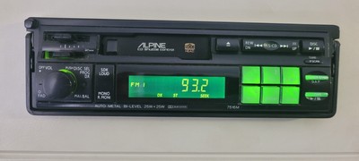 Alpine 7516M Kassette CD Wechsler Radio ähnlich 7292 7294 Autoradio Oldtimer