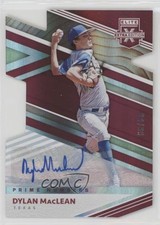 2020 Panini Elite Extra Edition 66/80 Dylan MacLean #122 Auto 0e2x