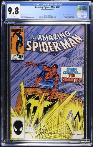 AMAZING SPIDER-MAN #267 - cgc 9.8 - WHITE PAGES - Marvel/1985